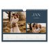 A4 Landscape Photo Calendar — Slate and serifs [January]