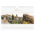 A4 Landscape Photo Calendar — Gold script banner [March]