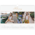 A3 Photo Calendar — Gold script banner [February]
