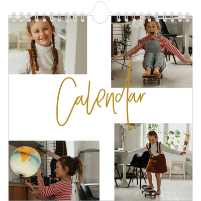 Square calendars  — Gold marker pen [cover]