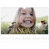 A3 Photo Calendar — Twelve big months [January]