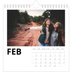 Square calendars  — White space [February]