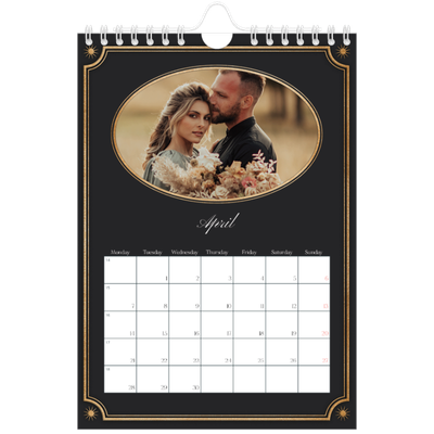A5 Photo Calendar — Vintage classic [April]