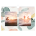 A4 Landscape Photo Calendar — Watercolour spots [cover]