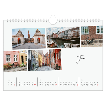 A4 Landscape Photo Calendar — City break