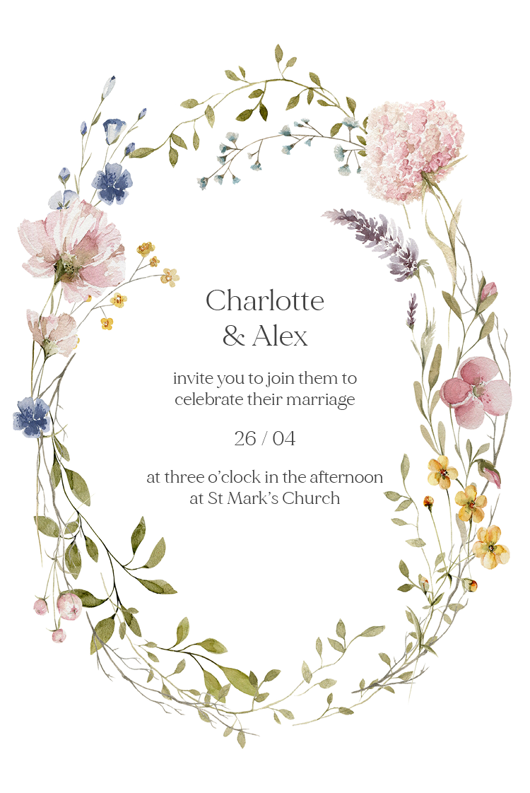 Invitations — Bliss in bloom