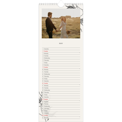 Slim Calendar  — Ink & ivy [May]
