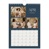 A5 Photo Calendar — Slate and serifs [April]