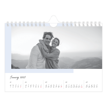 A5 Landscape Photo Calendar — Colour screens