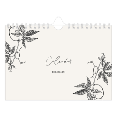 A5 Landscape Photo Calendar — Ink & ivy [cover]