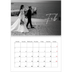 A4 Double Photo Calendar — Elegant script [February]