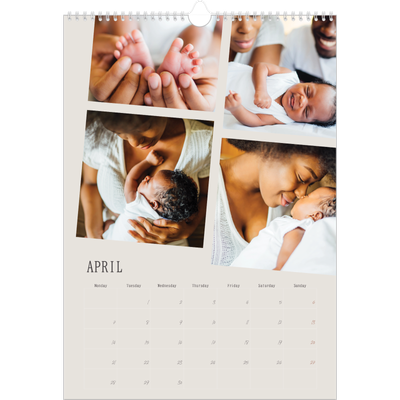 A3 photo calendars — Memories in motion [April]
