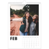 A4 Photo Calendar — White space [February]