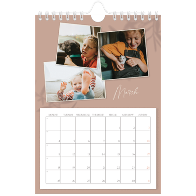 A5 Photo Calendar — Down to earth [March]