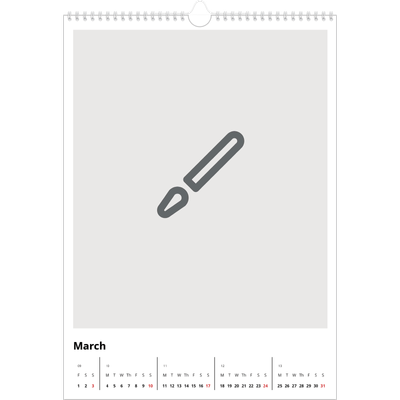 A3 photo calendars — Design your own product [March]