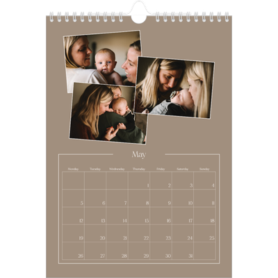 A4 Photo Calendar — Crafted memories [cover]