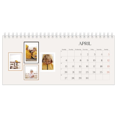 Desk calendars — Wall photo gallery [April]