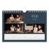 A5 Landscape Photo Calendar — Slate and serifs [February]
