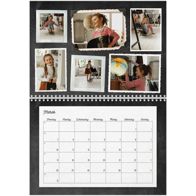 A4 Double Photo Calendar — Picture collection [March]