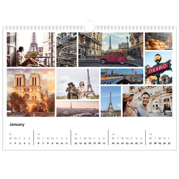 A3 Landscape Photo Calendar — Framework