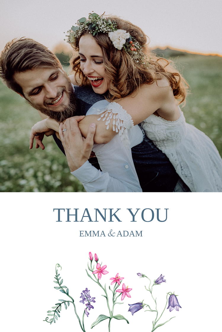 Thank you cards — Wildflower whispers