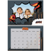 A4 Double Photo Calendar — Comic book [April]