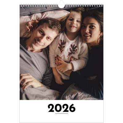 A3 photo calendars — Letter spotlight [cover]