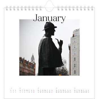 Square Photo Calendar — My travelogue