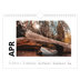 A4 Landscape Photo Calendar — White space [April]