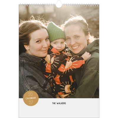 A3 photo calendars — Photo sticker [cover]