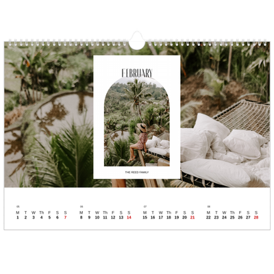 A3 Photo Calendar — The open arch [February]