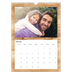 A4 Photo Calendar — Wood [February]