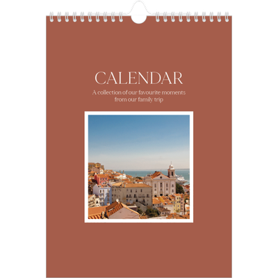 A4 Photo Calendar — Classic colours [cover]
