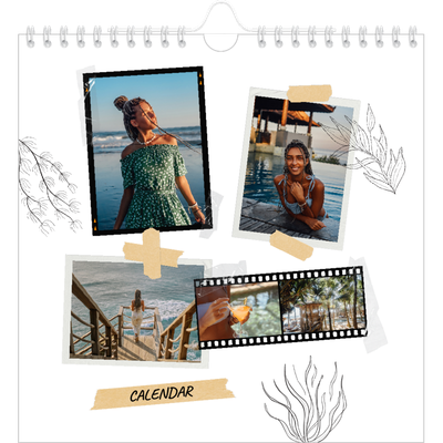 Square calendars  — Scrapbook flair [cover]
