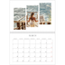 A4 Double Photo Calendar — Travel mosaics [March]