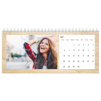 Desk calendars — Wood [April]