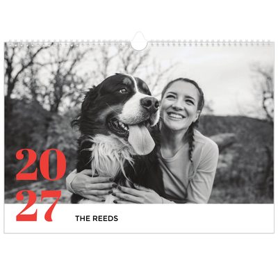 A3 Photo Calendar — A bold year [cover]