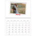 A4 Double Photo Calendar — Signed in crimson [May]