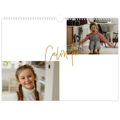 A3 Photo Calendar — Gold marker pen [cover]