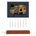 Easel Desk Calendar Portrait  — Prussian blue [January]