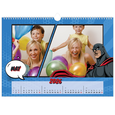 A3 Photo Calendar — Comic book [cover]
