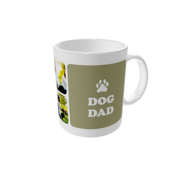 Personalised mugs — Dog dad - colour