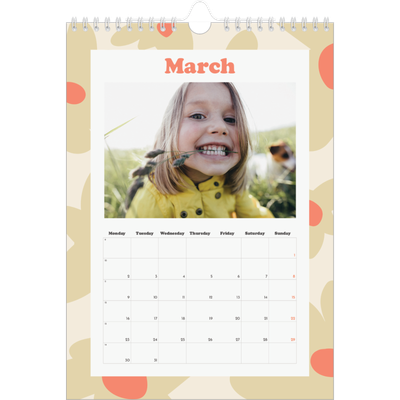A4 Photo Calendar — Playing with pattern [March]