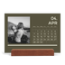 Easel Desk Calendar Landscape  — Contemporary bold [April]