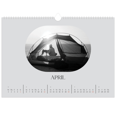 A3 Photo Calendar — Open road [April]
