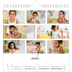 Square calendars  — Photo arrangements [March]