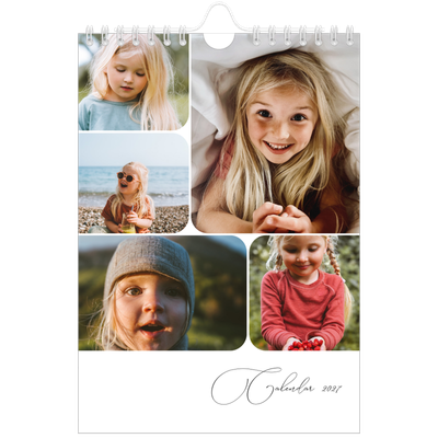 A5 Photo Calendar — Snapshots and script [cover]
