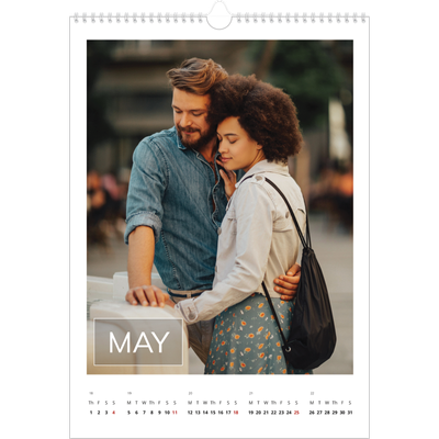 A3 photo calendars — Date box overlay [cover]