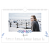 A4 Landscape Photo Calendar — Flower illustrations [April]
