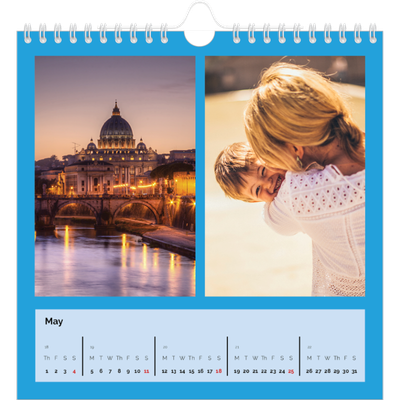 Square calendars  — Bright and bold [cover]